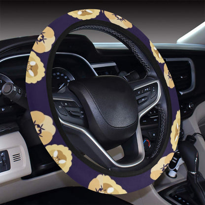 Sakura Print Design LKS303 Steering Wheel Cover with Elastic Edge