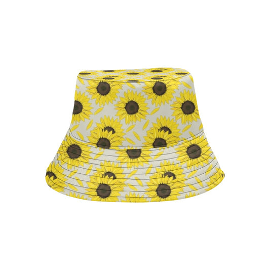 Sunflower Print Design LKS309 Unisex Bucket Hat