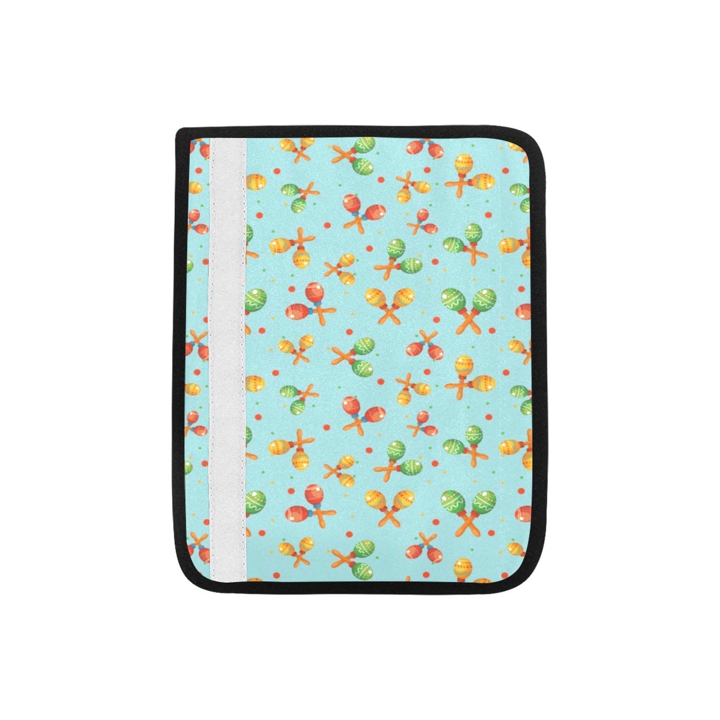 Maracas Print Design LKS402 Car Seat Belt Cover