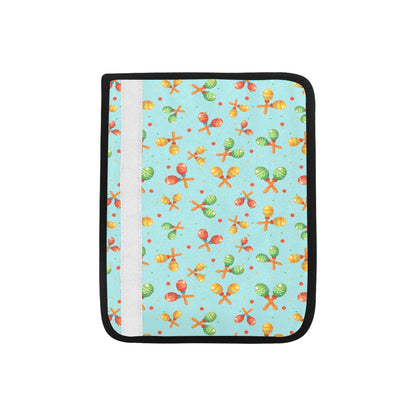 Maracas Print Design LKS402 Car Seat Belt Cover