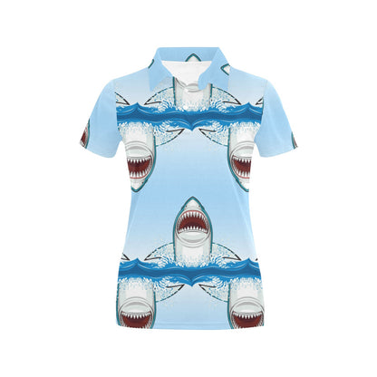Shark Bite Women's Polo Shirt