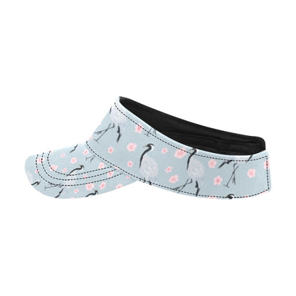 Sakura Bird Print Design LKS304 Unisex Sun Visor