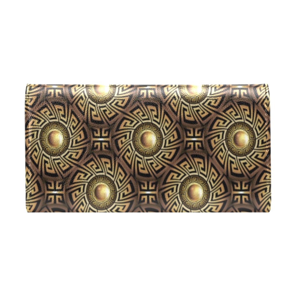 Ancient Greek Print Design LKS3012 Women's Trifold Wallet