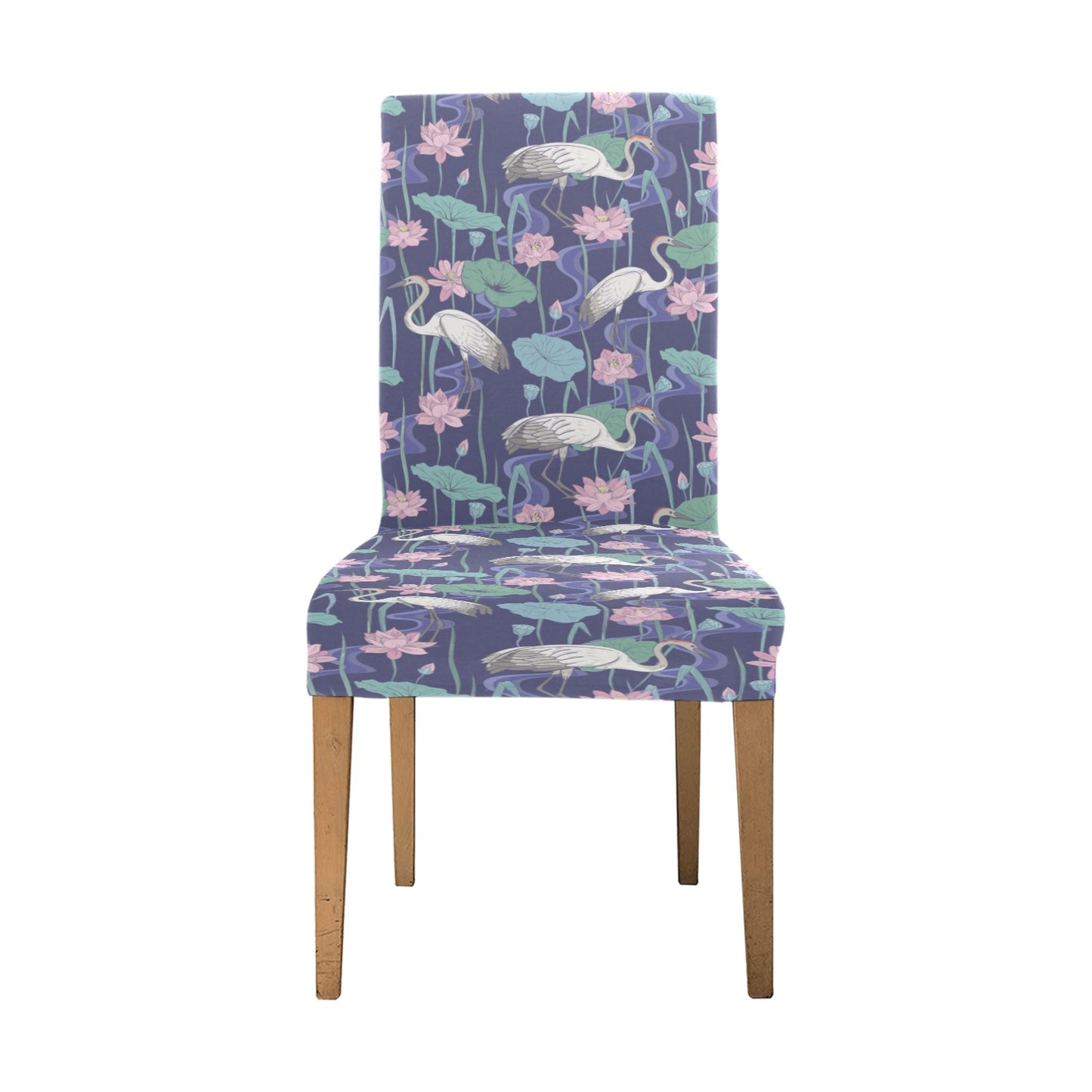 Water Lily Print Design LKS306 Dining Chair Slipcover