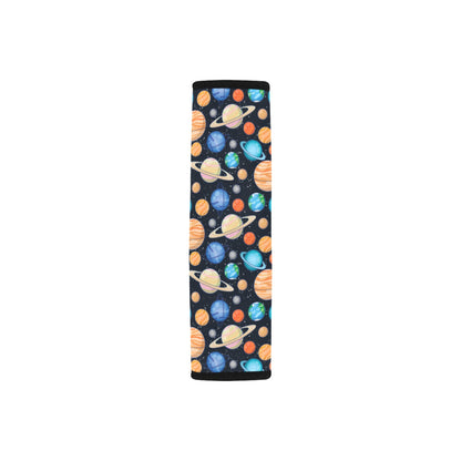 Planet Colorful Print Design LKS301 Car Seat Belt Cover