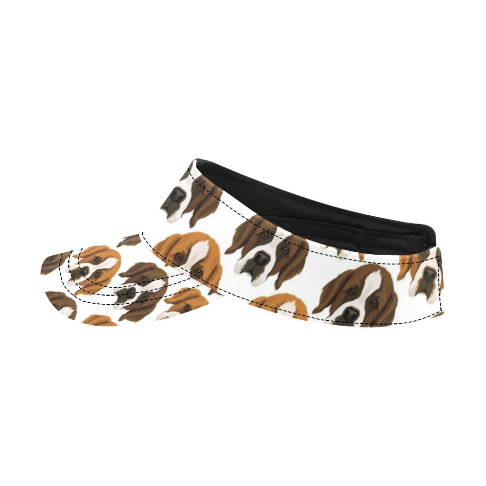 St Bernards Print Design LKS301 Unisex Sun Visor