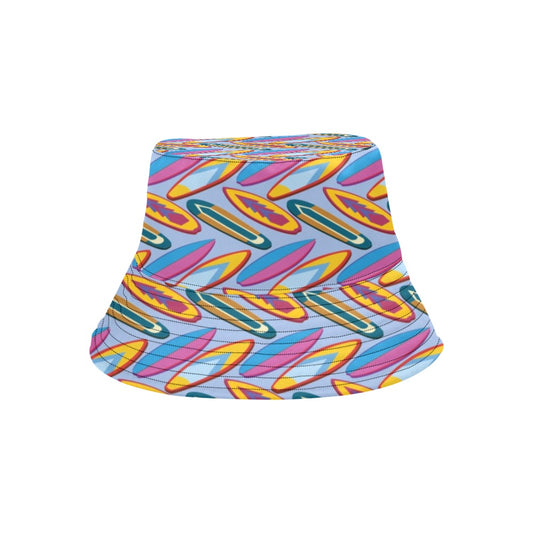 Surfboard Pattern Print Design LKS303 Unisex Bucket Hat
