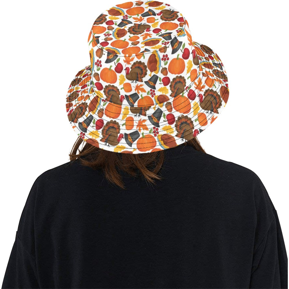 Thanksgiving Print Design LKS304 Unisex Bucket Hat