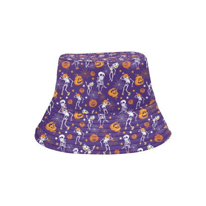 Skeleton Halloween Dance Print Design LKS304 Unisex Bucket Hat