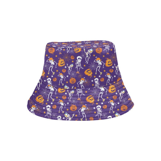 Skeleton Halloween Dance Print Design LKS304 Unisex Bucket Hat