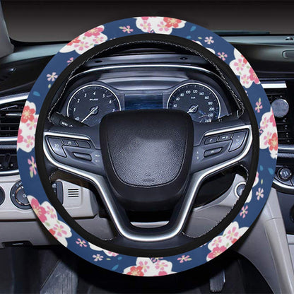 Sakura Print Design LKS306 Steering Wheel Cover with Elastic Edge