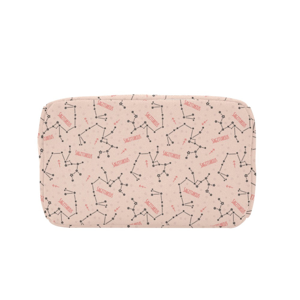 Sagittarius Star Print Design LKS302 Insulated Lunch Bag