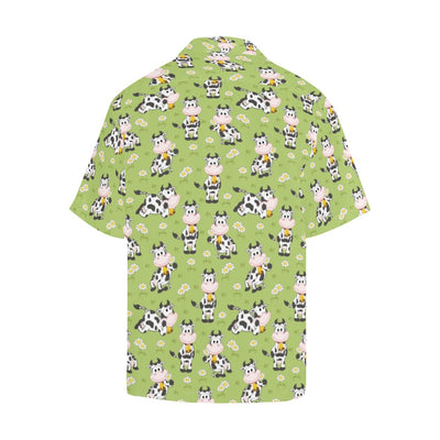 Cattle Print Design LKS401 Men's Men's Hawaiian Shirt