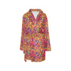 Splatter Print Design LKS303 Women's Fleece Robe