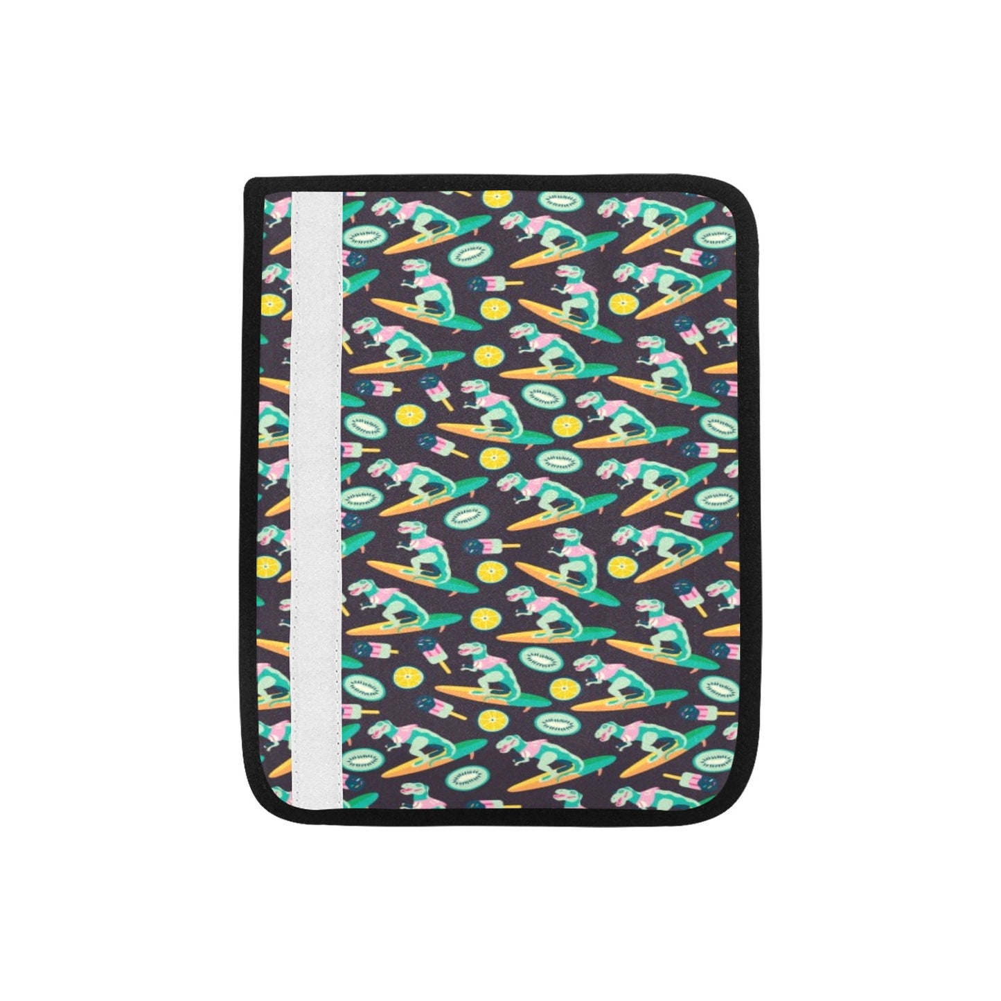 Surfboard T Rex Print Design LKS301 Car Seat Belt Cover