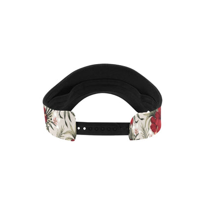 Hibiscus Print Design LKS3011 Unisex Sun Visor