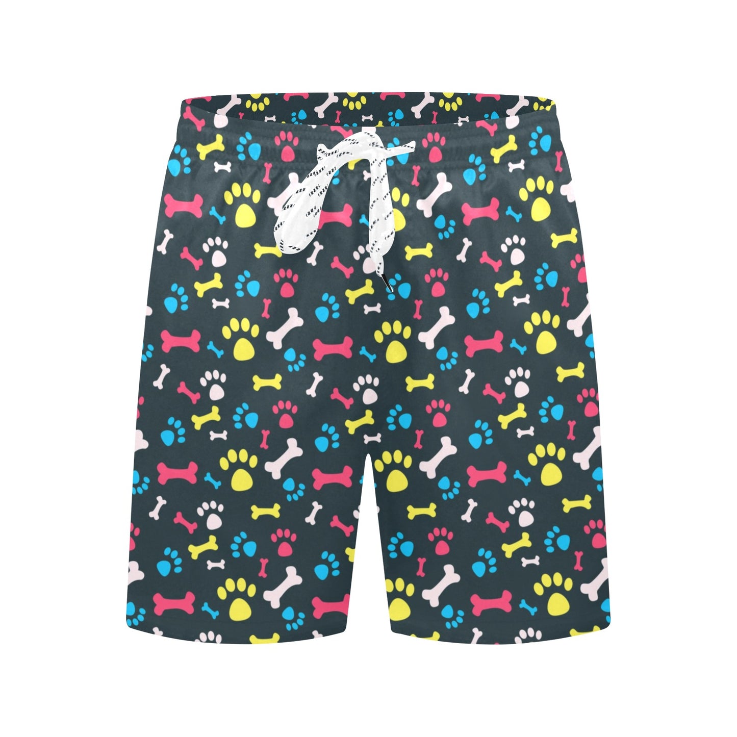 Paw Design Print Men's Swim Trunks Beach Shorts