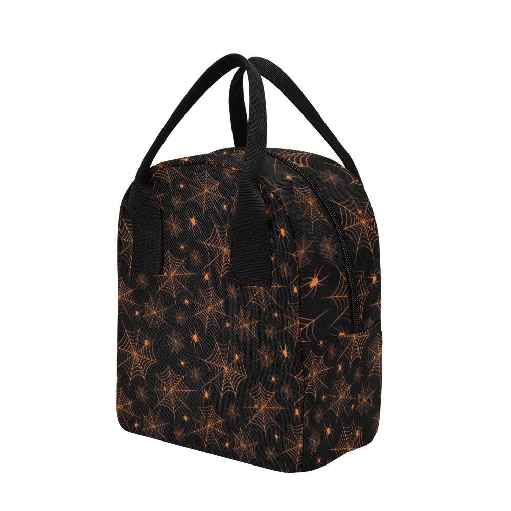 Spider Web Print Design LKS306 Insulated Lunch Bag
