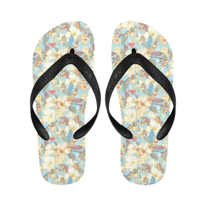Summer Floral Print Design LKS302 Flip Flops