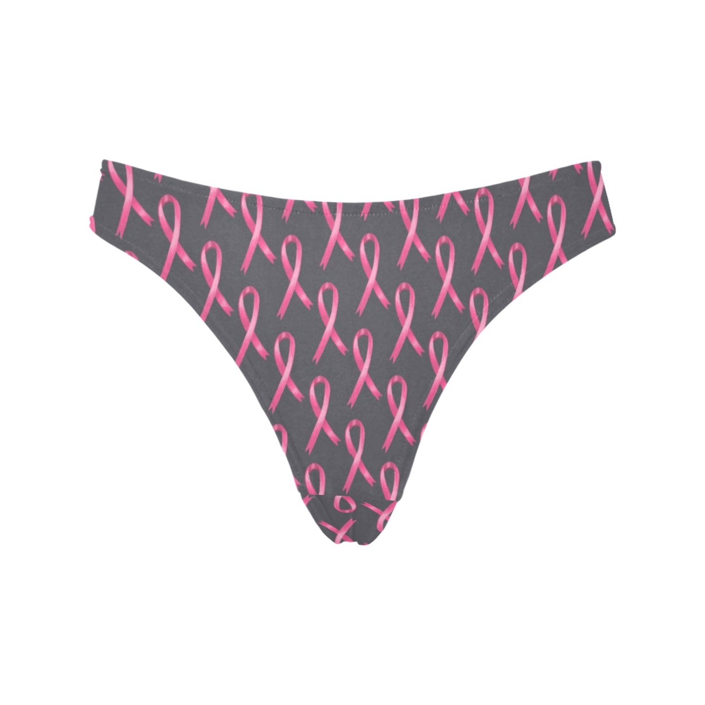 Breast Cancer Awareness Pattern Women's Thongs