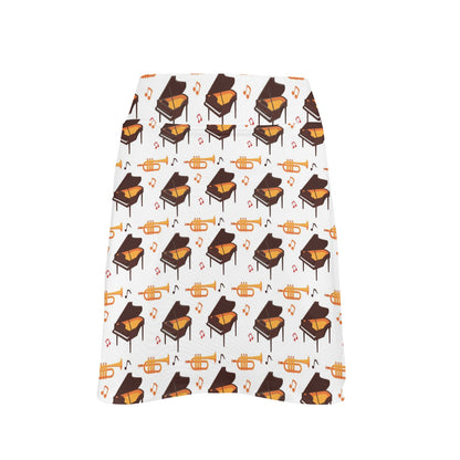 Piano Print Design LKS406 17" Golf & Pickleball Skort with Pockets