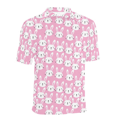 Rabbit Print Design LKS401 Men Polo Shirt