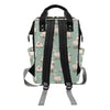 Sheep Print Design LKS405 Diaper Bag Backpack