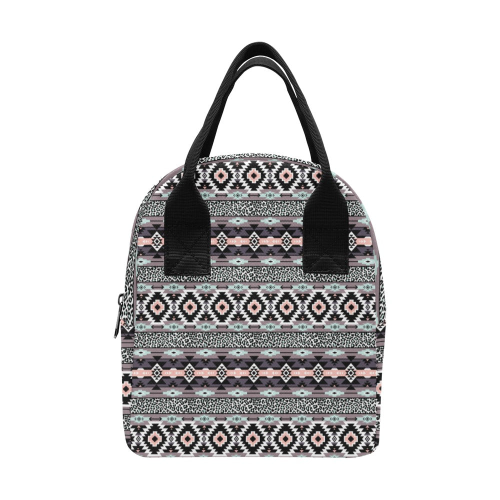 Safari Pattern Print Design LKS302 Insulated Lunch Bag