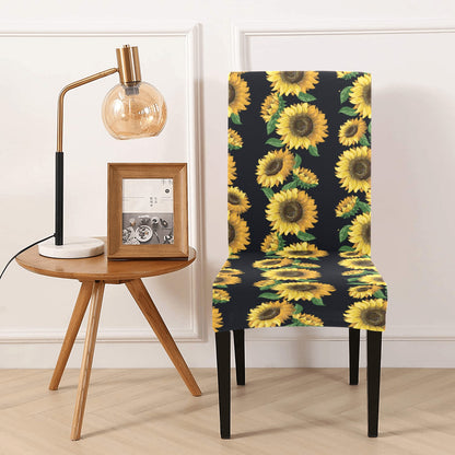 Sunflower Print Design LKS306 Dining Chair Slipcover