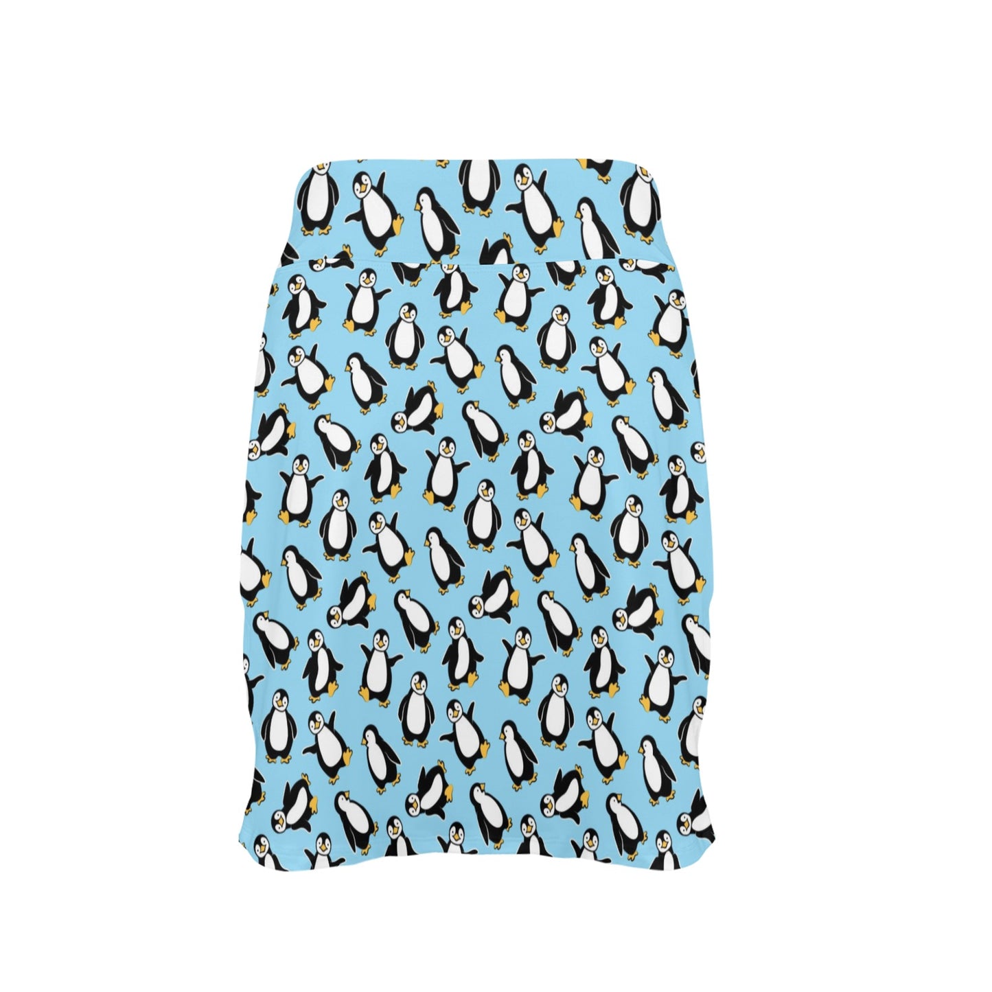 Penguin Happy Print 17" Golf & Pickleball Skort with Pockets