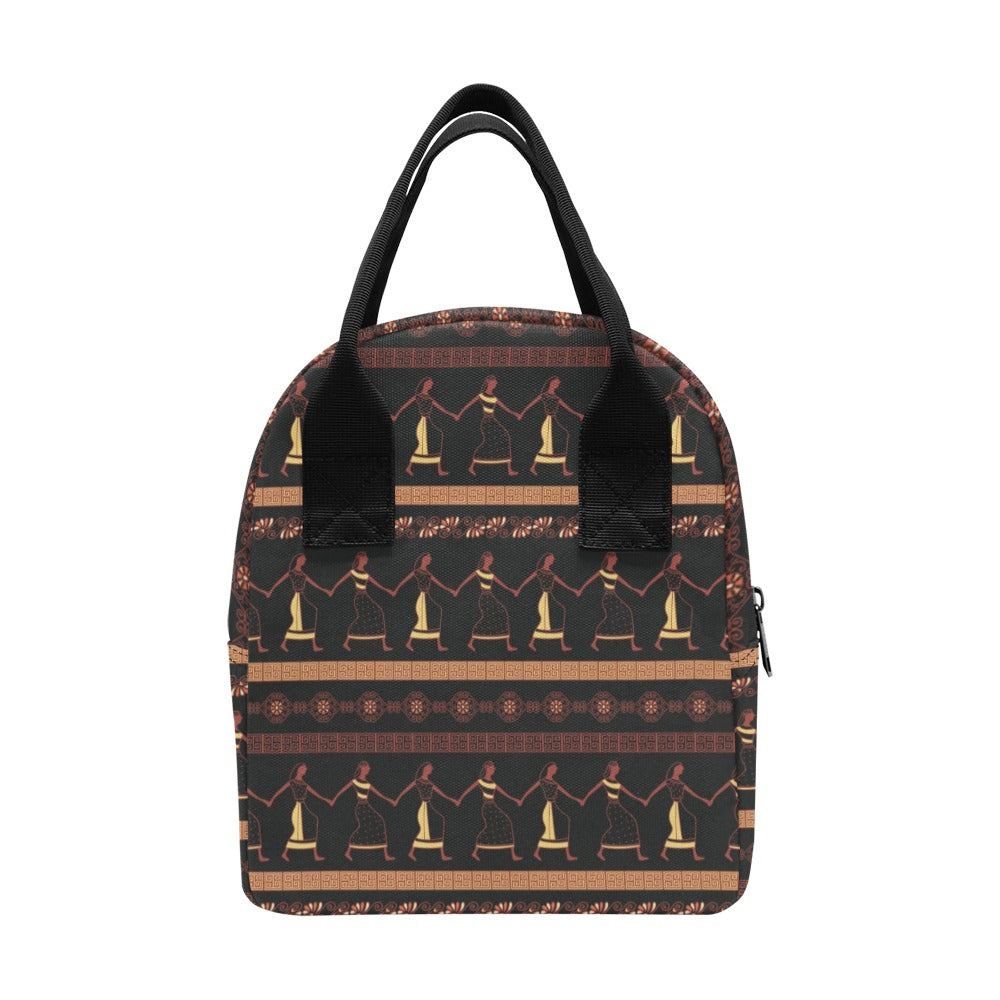 Ancient Greek Human Print Design LKS306 Insulated Lunch Bag