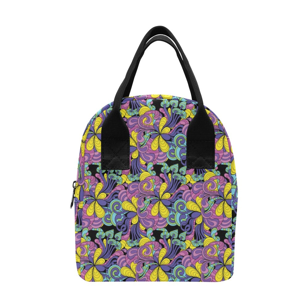 Trippy Print Design LKS305 Insulated Lunch Bag