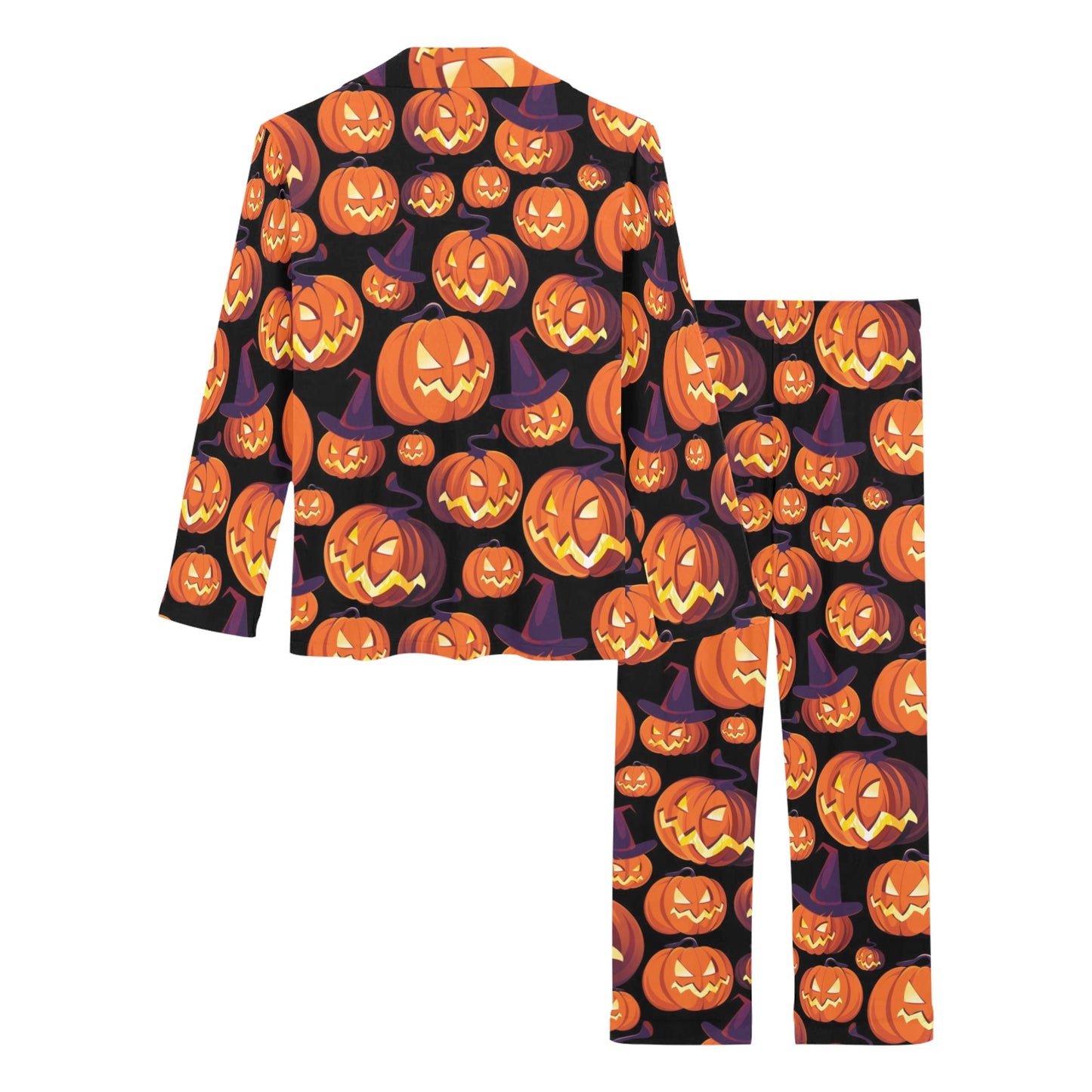 Halloween Pattern Print Design 04 Women's Long Pajama Set