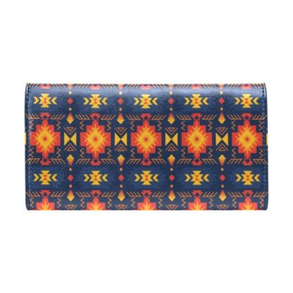 Southwest Pattern Print Design LKS307 Women's Trifold Wallet