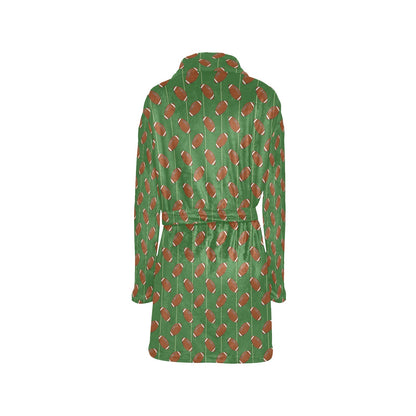 American Football on Field Themed Women's Fleece Robe