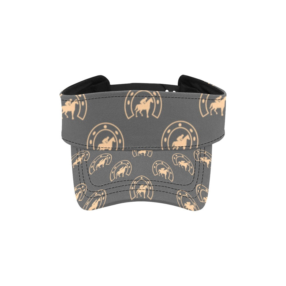 Horseshoe Print Design LKS306 Unisex Sun Visor