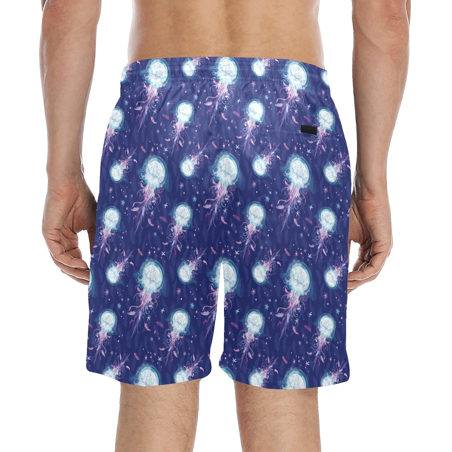 Jellyfish Cute Design Men's Swim Trunks Beach Shorts