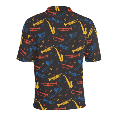 Saxophone Print Design LKS407 Men Polo Shirt