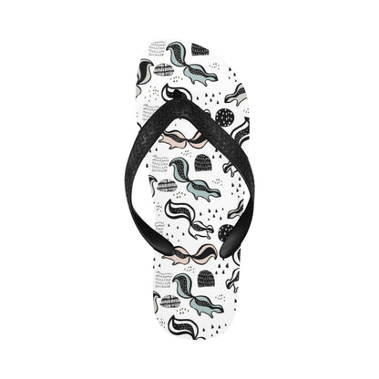 Skunk Print Design LKS303 Flip Flops