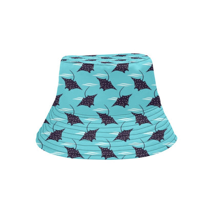 Manta Ray Print Design LKS403 Unisex Bucket Hat