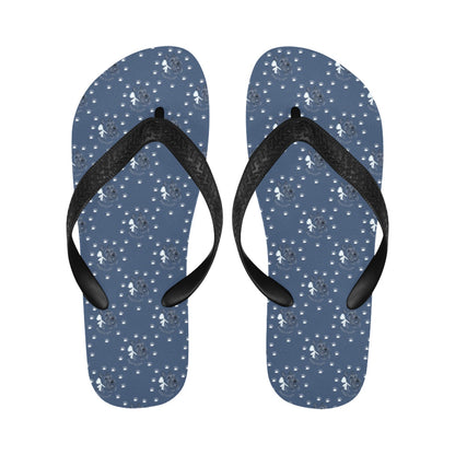Scottish Terriers Print Design LKS307 Flip Flops