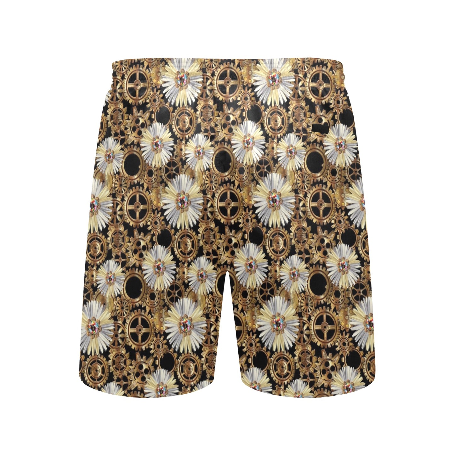 Steampunk Print Design LKS305 Men's Swim Trunks Beach Shorts