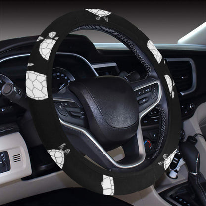 Sea Turtle Print Design LKS303 Steering Wheel Cover with Elastic Edge