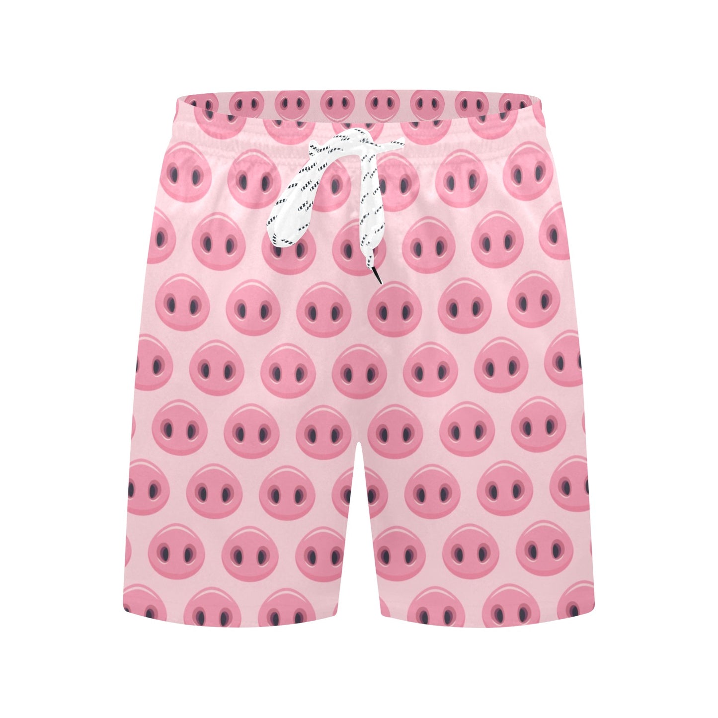 Pig Print Design LKS401 Men's Swim Trunks Beach Shorts