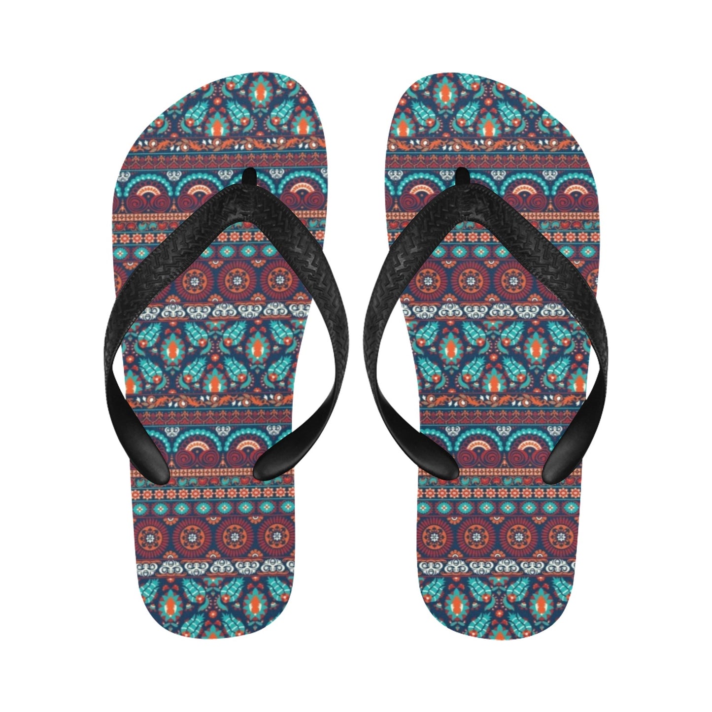Suzani Print Design LKS302 Flip Flops