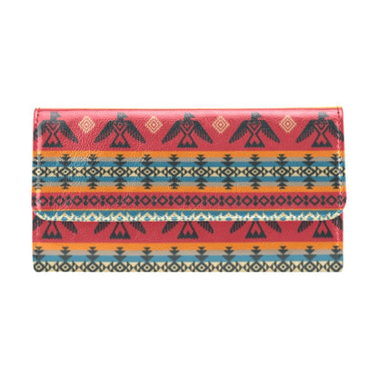 Eagles Native American Design Women's Trifold Wallet