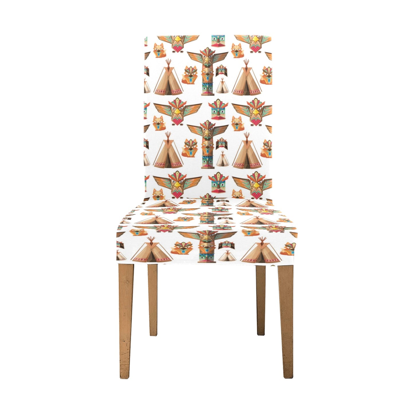 Totem Native Print Design LKS303 Dining Chair Slipcover