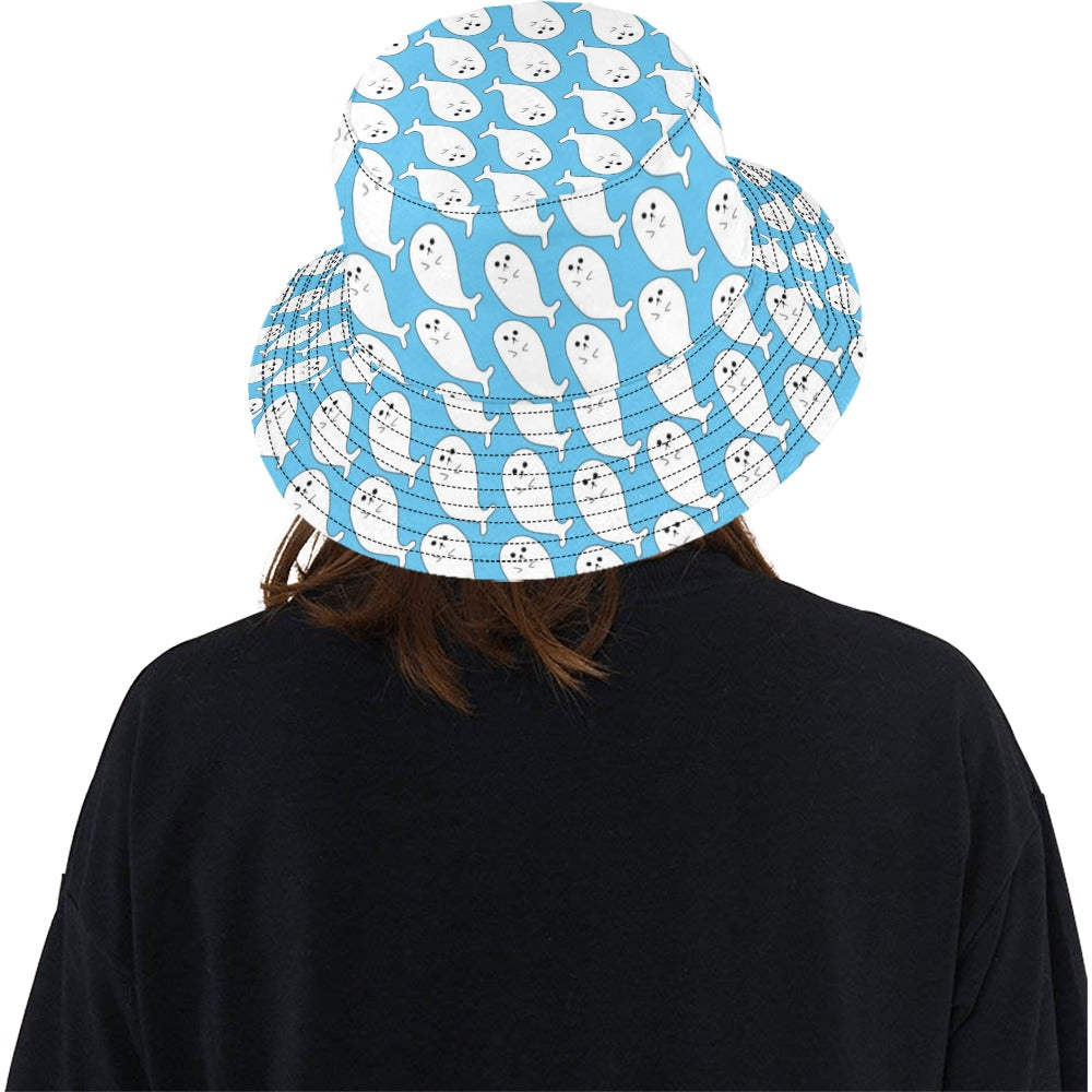 Sea Lion Print Design LKS402 Unisex Bucket Hat
