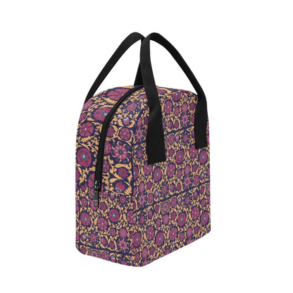 Suzani Print Design LKS303 Insulated Lunch Bag