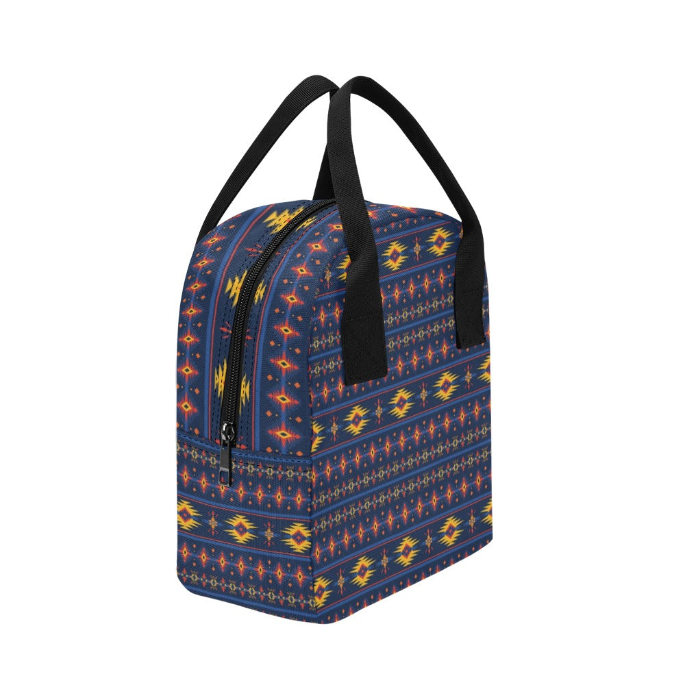 Southwest Pattern Print Design LKS306 Insulated Lunch Bag